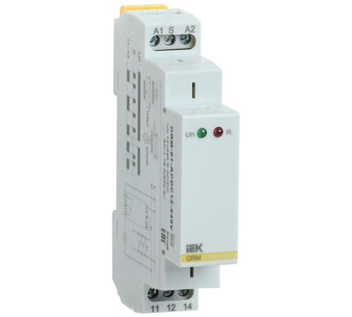 Реле импульсное ORM 1 конт. 12-240В AC/DC IEK ORM-01-ACDC12-240V