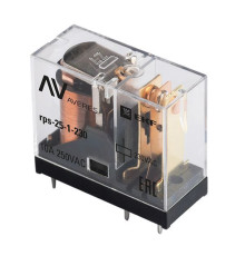Реле промежуточное РП slim 25/1 10A 230В AC AVERES EKF rps-25-1-230