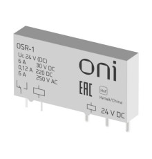 Реле ультратонкое OSR 1C 24В DC ONI OSR-1
