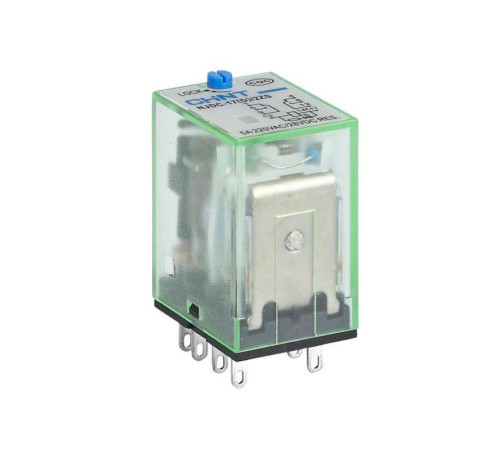 Реле промежуточное с кнопкой тестирования NJDC-17(D)/4ZS 4 конт. с инд. LED 3А AC220В (R) CHINT 651141