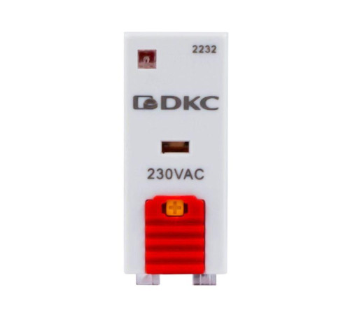 Реле одиночное 230В AC 2 прекидн. контакта DKC IR-230AC-2CO-D