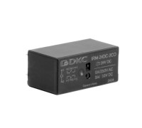 Реле миниатюрное низкопрофильное 2CO ком. ток 8А AgSnO2 напряжение 12В DC DKC IRM-12DC-2CO