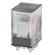 Реле общего назначения OGR-2 4C 220В DC ONI OGR-2-4C-DC220V