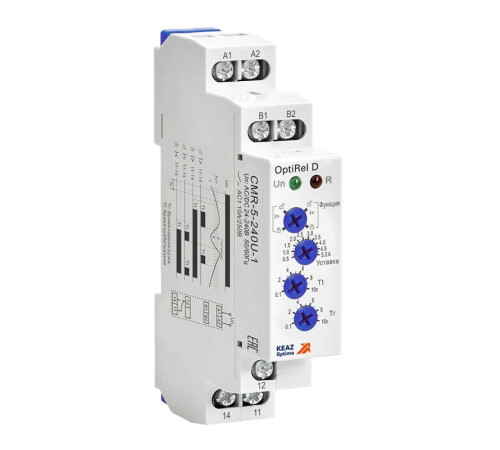 Реле контроля тока OptiRel D CMR-1-240U-1 01…1А 10А 1СО 24-240АС/DC КЭАЗ 332026