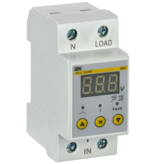 Реле напряжения РН-д 1ф 36мм 40А IEK IVR21-1-40