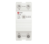 Реле напряжения RVb-63A (сквозное подкл.) Basic EKF rvb-63a