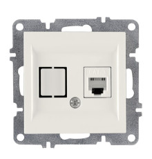 Розетка телефонная 1вых. СП 1мод. LAVIN/KAREN RJ45 кат.3 механизм бел. ARVIA 50 01 1000 221