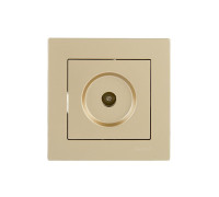 Розетка ТВ оконечная VESNA зол. LEZARD 742-3688-130
