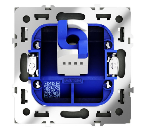 Розетка компьютерная 1-м СП S70 RJ45 кат.6 механизм титан Voltum VLS060106