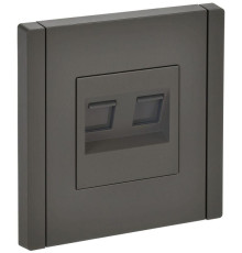 Розетка 2-м RJ11+RJ45 кат.5E FORTE&PIANO FP335 сер. IEK FP-KT20-O-1-K03