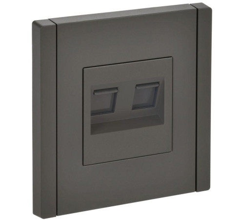 Розетка 2-м RJ11+RJ45 кат.5E FORTE&PIANO FP335 сер. IEK FP-KT20-O-1-K03