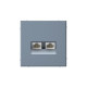 Розетка компьютерная 2-м ArtGallery RJ45 + RJ45 кат.5E механизм грифель SE GAL000785