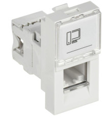 Розетка компьютерная 1мод. PRIMER RJ45 кат.6 РКИ-10-00-П-6 бел. IEK PR-KK40D-RI-0-1-C06U-K01