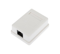 Розетка компьютерная 1-м ОП RJ45 (8P8C) кат.6 UTP неэкранир. Rexant 03-0132