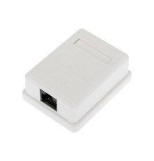 Розетка компьютерная 1-м ОП RJ45 (8P8C) кат.6 UTP неэкранир. Rexant 03-0132