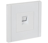 Розетка компьютерная RJ45 кат.6 FORTE&PIANO FP231 бел. IEK FP-K10-2-K01