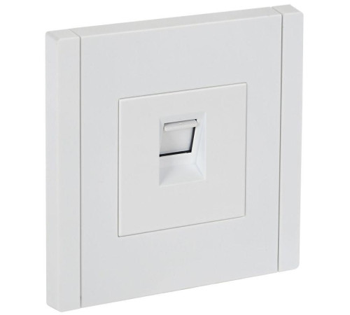 Розетка компьютерная RJ45 кат.6 FORTE&PIANO FP231 бел. IEK FP-K10-2-K01