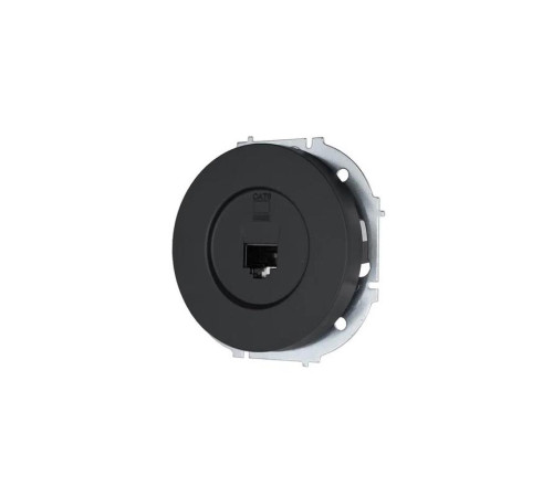 Розетка компьютерная СП OSEN RJ45 кат.6 механизм черн. бархат LEZARD 743-4288-140