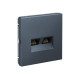Розетка компьютерная 2-м ArtGallery RJ45 + RJ45 кат.5E механизм грифель SE GAL000785