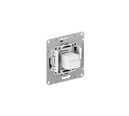 Розетка компьютерная 1-м СП Эпика RJ45 кат.5 механизм алюм. EKF UP1-SOA-RJ45-5