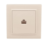 Розетка компьютерная 1-м СП Минск RJ45 беж. EKF ERK01-035-20