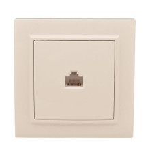 Розетка компьютерная 1-м СП Минск RJ45 беж. EKF ERK01-035-20