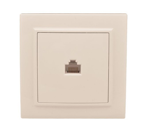 Розетка компьютерная 1-м СП Минск RJ45 беж. EKF ERK01-035-20