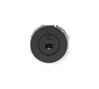Розетка компьютерная СП OSEN RJ45 кат.6 механизм черн. бархат LEZARD 743-4288-140
