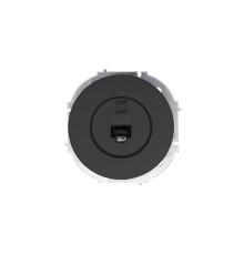 Розетка компьютерная СП OSEN RJ45 кат.6 механизм черн. бархат LEZARD 743-4288-140