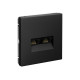 Розетка компьютерная 2-м ArtGallery RJ45 + RJ45 кат.5E механизм карбон SE GAL001085