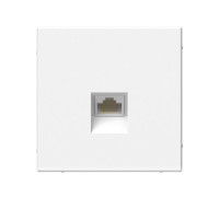 Розетка компьютерная ArtGallery RJ45 кат.5E механизм бел. SE GAL000183