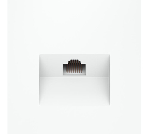 Розетка компьютерная 1-м СП S70 RJ45 кат.6 механизм бел. матов. Voltum VLS060102
