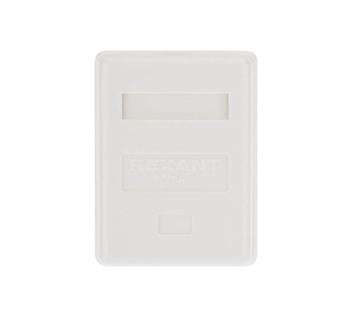 Розетка компьютерная 1-м ОП RJ45 (8P8C) кат.6 UTP неэкранир. Rexant 03-0132