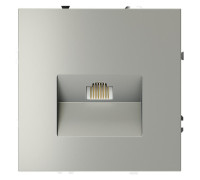 Розетка компьютерная 1-м СП S70 RJ45 кат.6 механизм сталь Voltum VLS060105