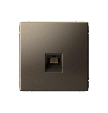 Розетка компьютерная ArtGallery RJ45 кат.5E механизм мокко SE GAL000683