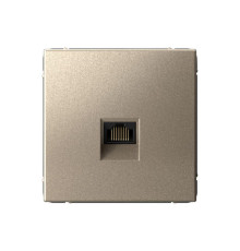 Розетка компьютерная ArtGallery RJ45 кат.5E механизм шампань SE GAL000583
