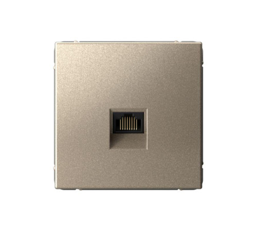 Розетка компьютерная ArtGallery RJ45 кат.5E механизм шампань SE GAL000583