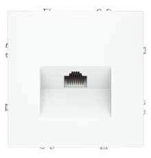Розетка компьютерная 1-м СП S70 RJ45 кат.6 механизм бел. матов. Voltum VLS060102