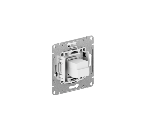 Розетка компьютерная СП Эпика RJ45 кат.5 механизм бел. EKF UP1-SOW-RJ45-5