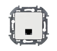 Розетка компьютерная Inspiria RJ45 кат.5E UTP бел. Leg 673825