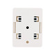Розетка компьютерная 1-м ОП RJ45 (8P8C) кат.6 UTP неэкранир. Rexant 03-0132