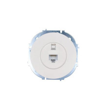 Розетка компьютерная СП OSEN RJ45 кат.6 механизм бел. LEZARD 743-0288-140