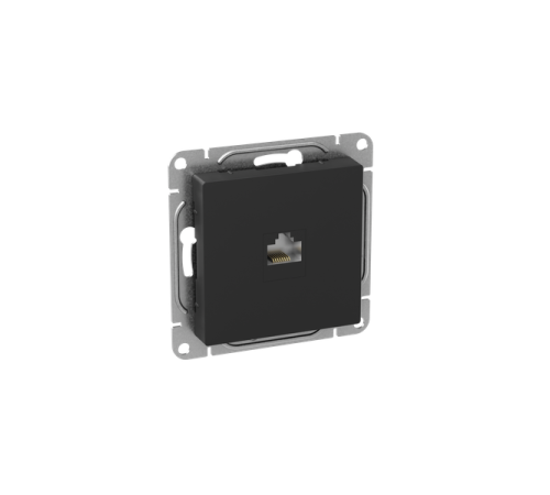Розетка компьютерная СП Эпика RJ45 кат.5 механизм черн. EKF UP1-SOB-RJ45-5