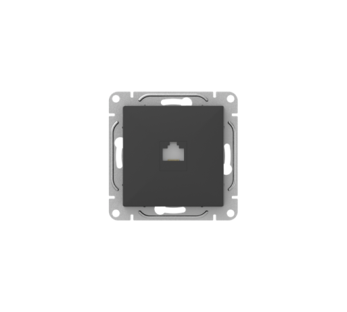 Розетка компьютерная СП Эпика RJ45 кат.5 механизм черн. EKF UP1-SOB-RJ45-5