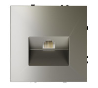 Розетка компьютерная 1-м СП S70 RJ45 кат.6 механизм шелк Voltum VLS060104