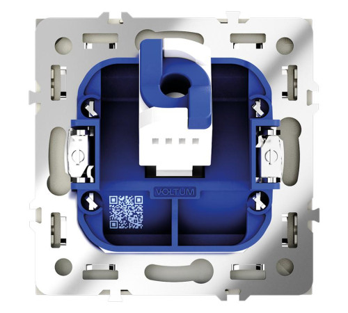 Розетка компьютерная 1-м СП S70 RJ45 кат.6 механизм сталь Voltum VLS060105