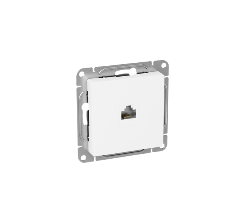 Розетка компьютерная СП Эпика RJ45 кат.5 механизм бел. EKF UP1-SOW-RJ45-5