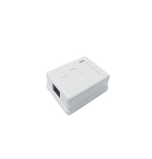 Розетка компьютерная 8P8C (RJ-45) UTP Cat.5e 1 порт TOKOV Eletrcic TKE-SMB-8P8C-1P-UTP