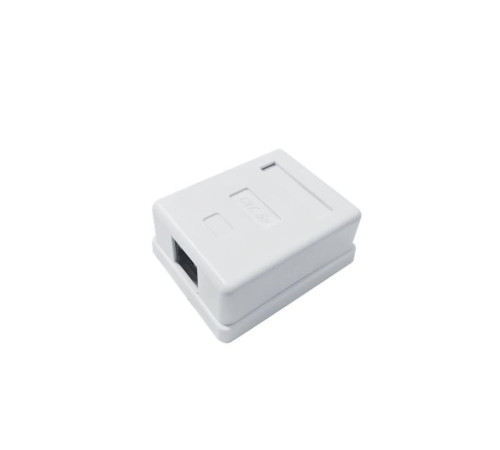 Розетка компьютерная 8P8C (RJ-45) UTP Cat.5e 1 порт TOKOV Eletrcic TKE-SMB-8P8C-1P-UTP