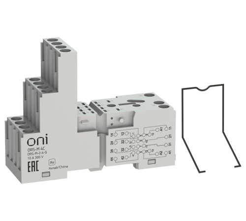 Розетка трехъярусная ORS-M для реле ORM 2C ONI ORS-M-2-2-G